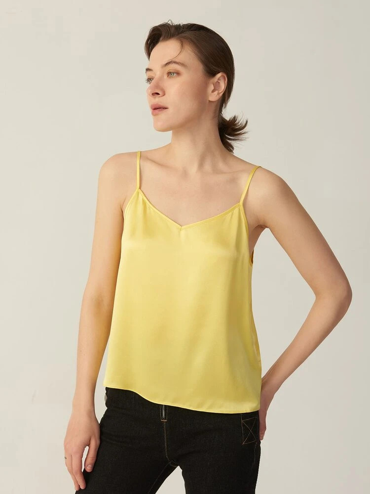 MOTF PREMIUM 100%  MULBERRY SILK GRADE 6A 19MM CAMI TOP | SHEIN
