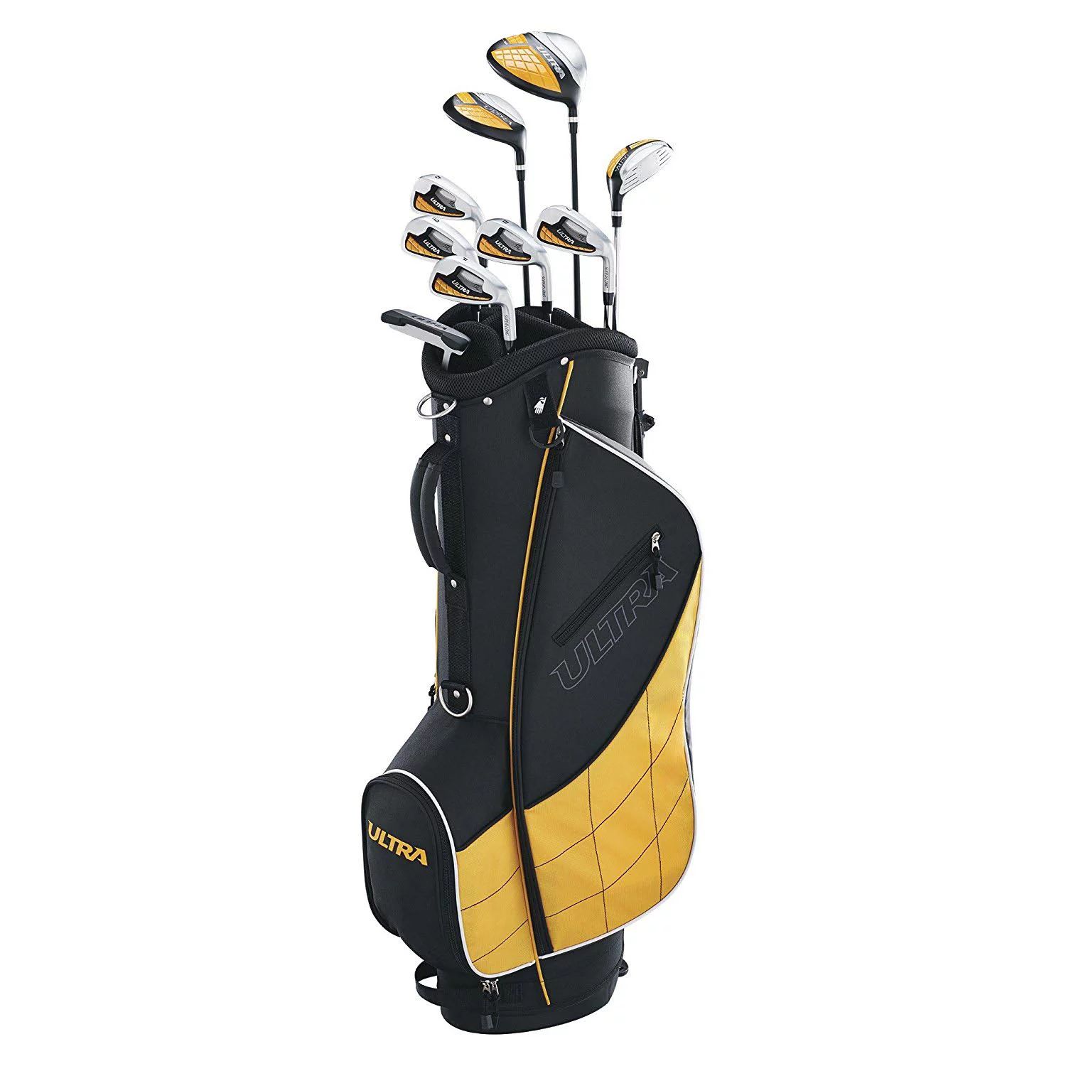 Wilson Ultra Men's Complete 13 Piece Right Handed Golf Club Set & Stand, Yellow | Walmart (US)
