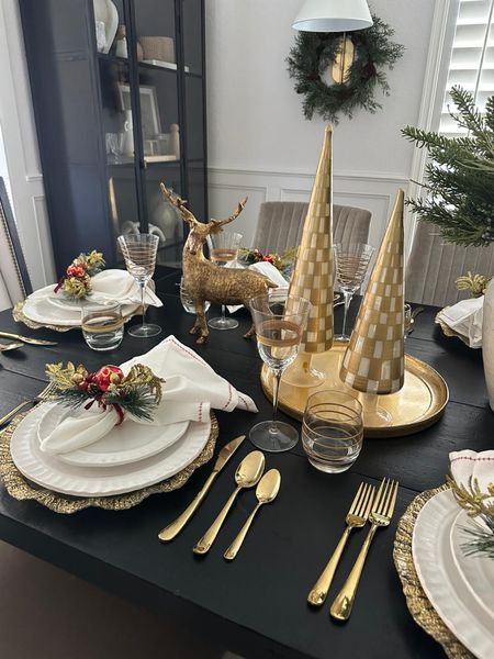 Shop my holiday dining set up! 

Follow me @ahillcountryhome for daily shopping trips and styling tips

Holiday dinnerware, holiday decor, dining table decor, brass utensils, dinnerware sets

#LTKSeasonal #LTKhome #LTKHoliday