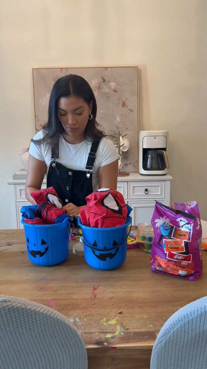 Affordable & easy boo basket ideas!! 👻🎃🖤 #boobasket #halloweenfun 

#LTKHalloween #LTKSeasonal #LTKxTarget