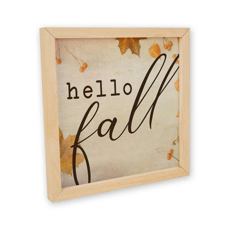 Hello Fall Wood Sign Fall Décor, Fall Decorations Autumn Décor, Wall Art Home Décor Made in US... | Walmart (US)