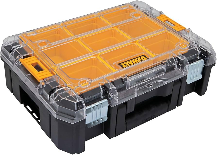 DEWALT TSTAK Tool Organizer, Small Parts and Screw Organizer Tool Box with Removable Compartments... | Amazon (US)