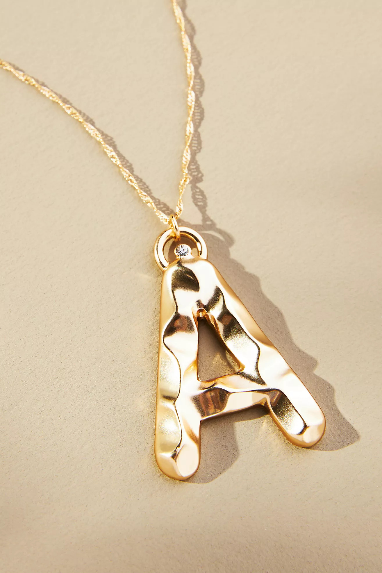 Molten Monogram Necklace | Anthropologie (US)