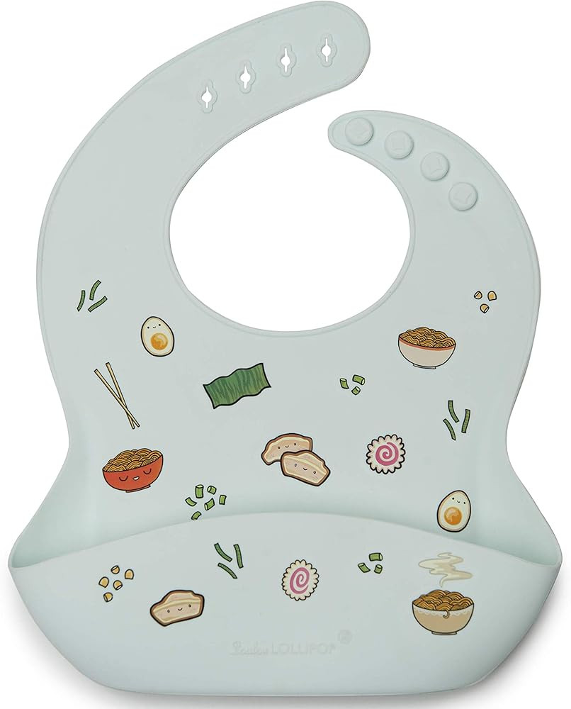 Loulou Lollipop Soft, Waterproof Silicone Feeding Bib for Babies and Toddlers | Amazon (US)
