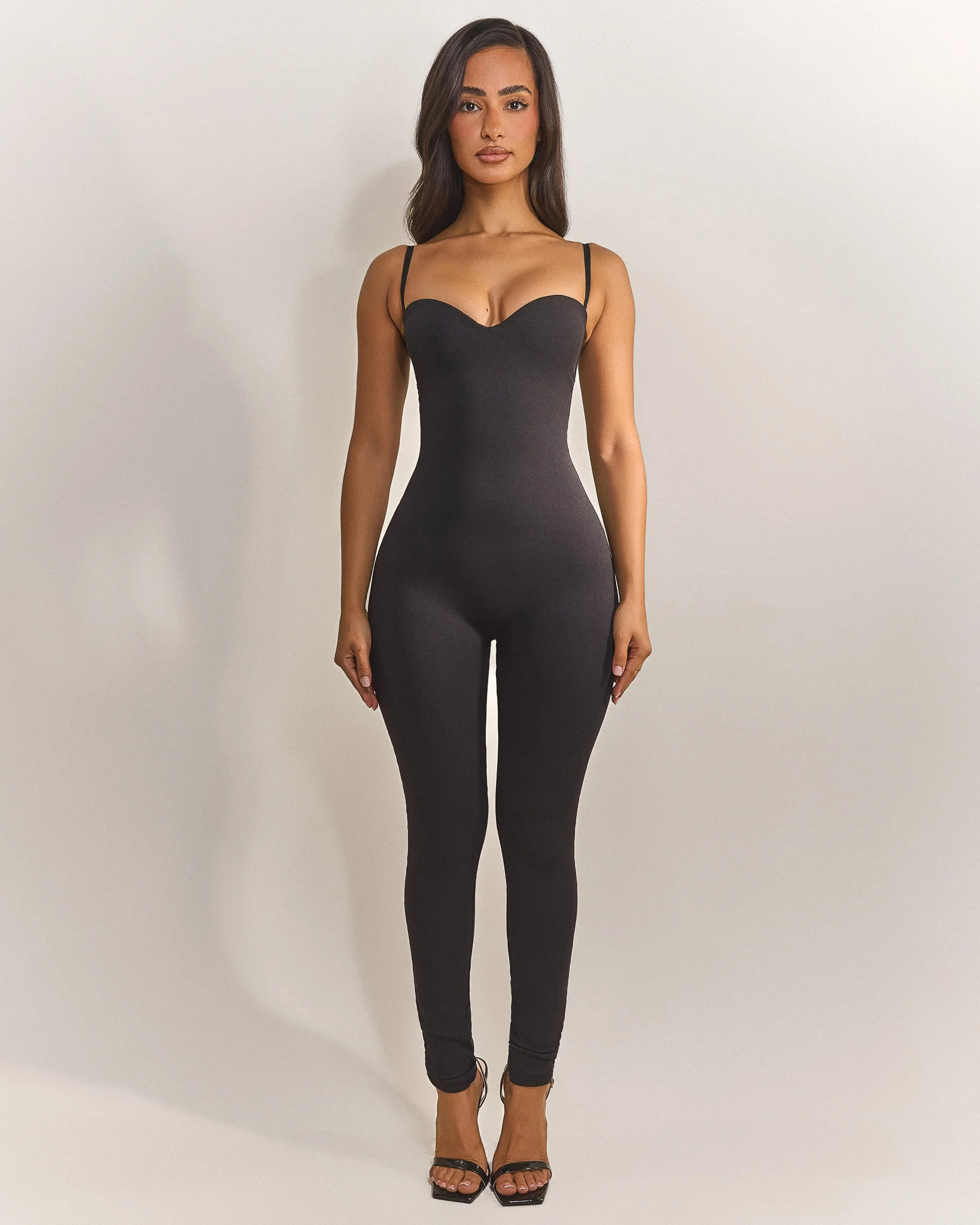 The Sculpt Jumpsuit in Black | Mars The Label