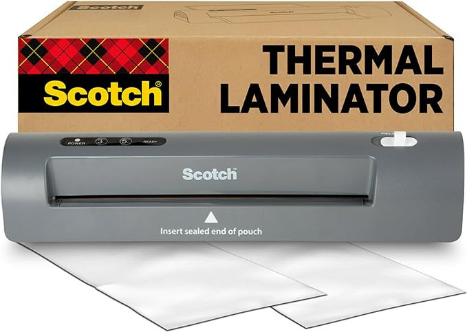 Scotch Thermal Laminator, 2 Roller System for a Professional Finish, Use for Home, Office or Scho... | Amazon (US)