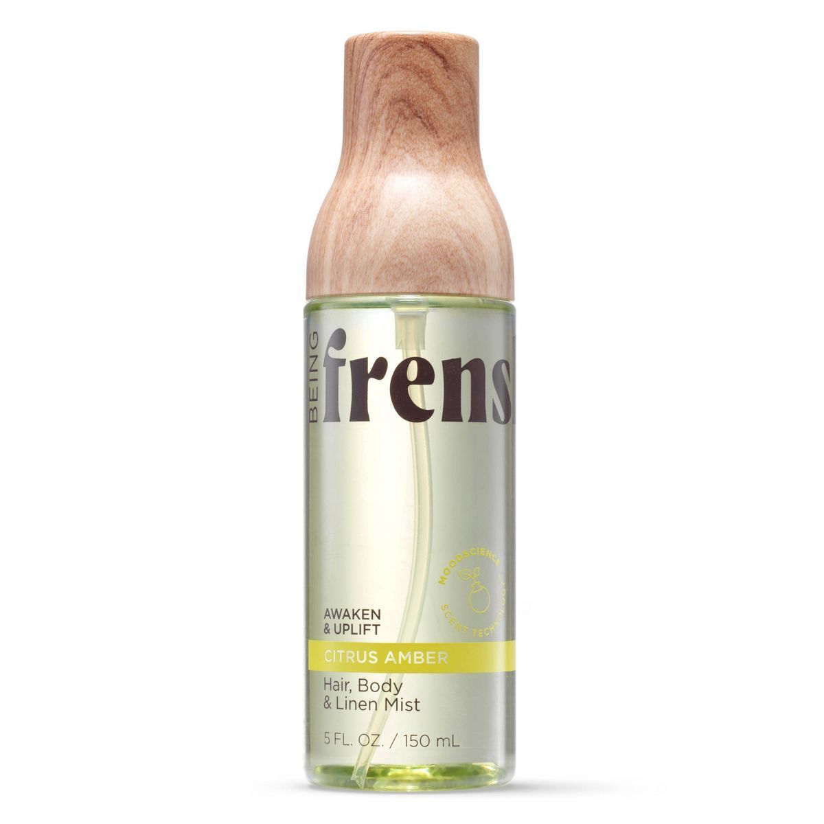 Being Frenshe Hair, Body & Linen Mist Body Spray with Essential Oils - Citrus Amber - 5 fl oz | Target