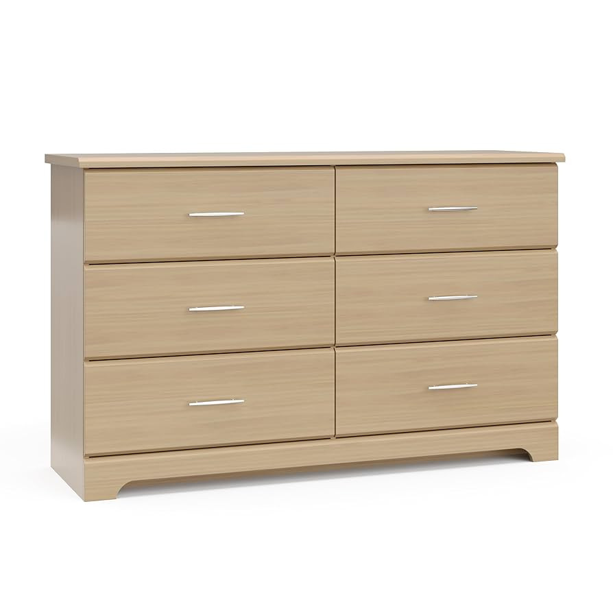 Storkcraft Brookside 6-Drawer Dresser (Driftwood) – GREENGUARD Gold Certified, Nursery & Kids S... | Amazon (US)