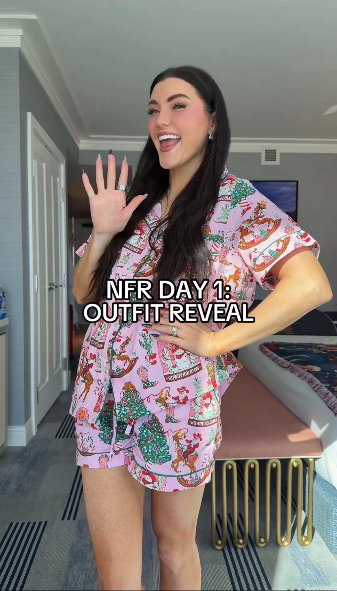 Pjs from my GRWM! 

#LTKHoliday #LTKGiftGuide #LTKgrwm