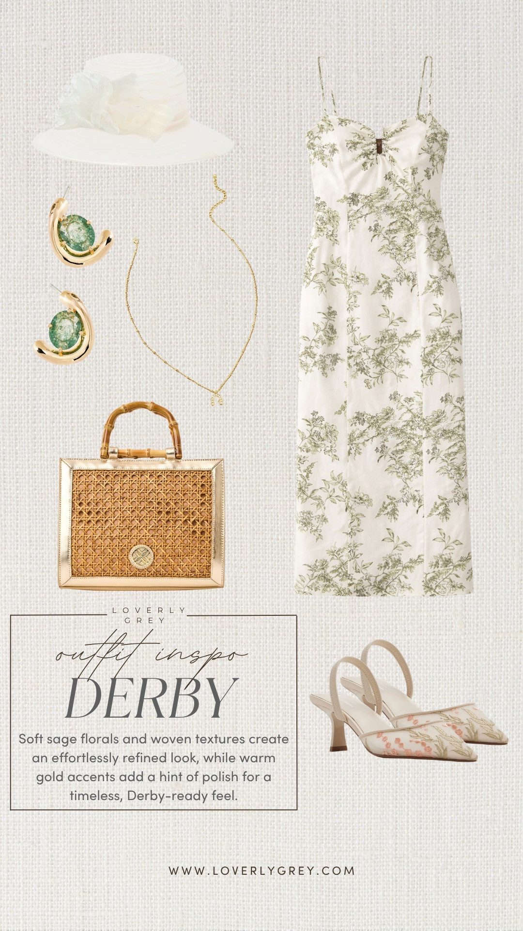 Obsessed with this sage and white toile midi dress! You will not believe the price on this- so affordable! Definitely a piece you can wear year after year, truly a Kentucky Derby classic look.

Loverly grey, walmart fashion finds, spring summer dresses under 40, tj maxx finds, affordable spring dressses for women 
 

 #LTKSeasonal