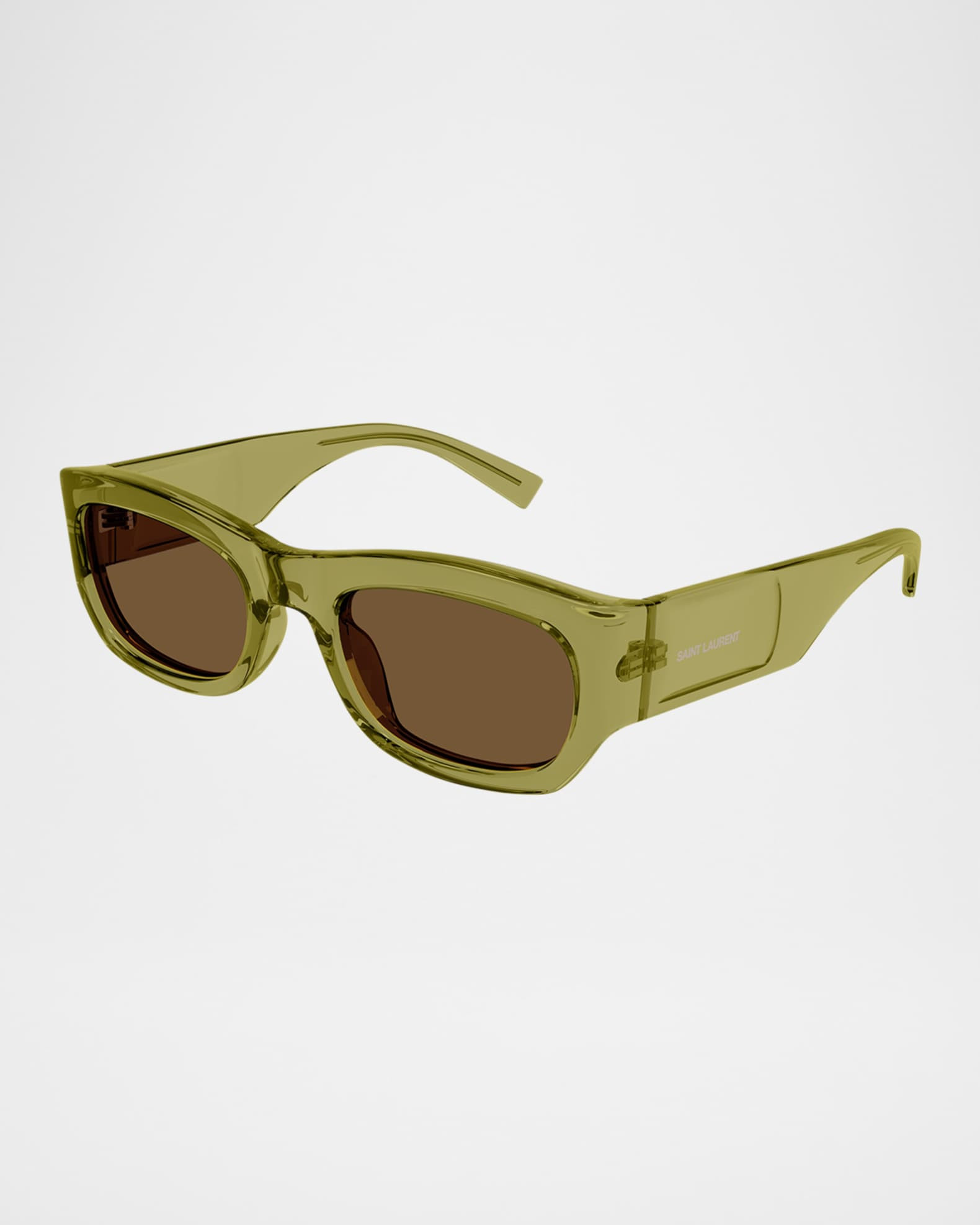 Plastic Rectangle Sunglasses | Neiman Marcus