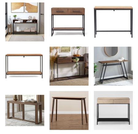 Modern, minimal, rustic, neutral console table. Entryway table. Modern farmhouse furniture  

#LTKhome