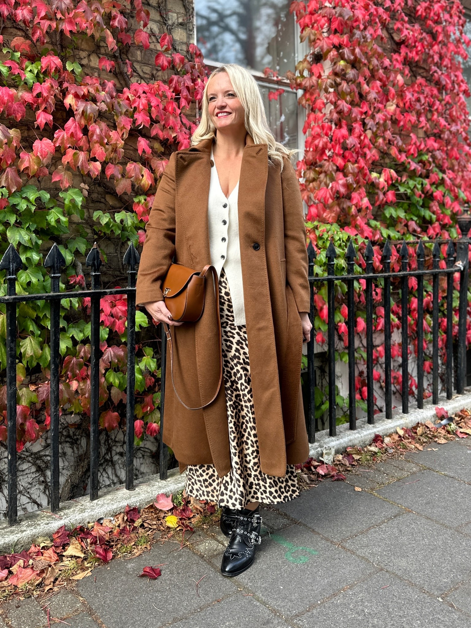 I’ve been wearing my Hobbs Livia wool coat on repeat and loved this pairing of the rich toffee colour with my new cream longline cardigan from H&M with a classic leopard print satin slip skirt.
Add some fabulous accessories and ready to go! 

#LTKpetite #LTKcurves #LTKautumn