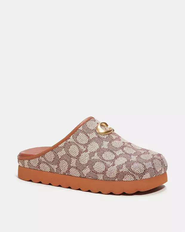 Hadley Slipper In Signature Textile Jacquard | Coach (US)