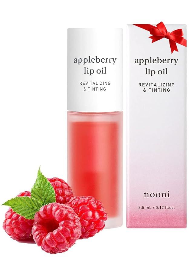 NOONI Korean Lip Oil - Appleberry | Lip Stain, Gift, Moisturizing, Revitalizing, and Tinting for ... | Amazon (US)