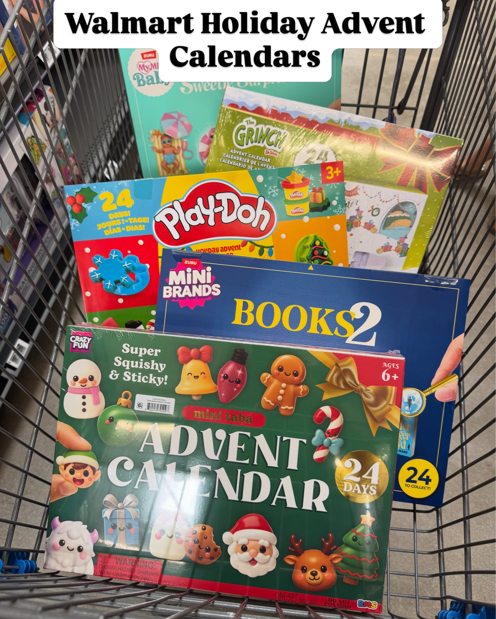 2026 holiday advent calendars have arrived at Walmart and there are some really good ones like the Taber squishy and books advent calendars for around $20! Grab these while you can! I know it’s early but when they put it out early, it usually means they are going to go fast! 

Follow + comment “SHOP” for a link! (make sure you’re following to receive it) ✨ & if you love Holiday finds and gift ideas, follow along for more!