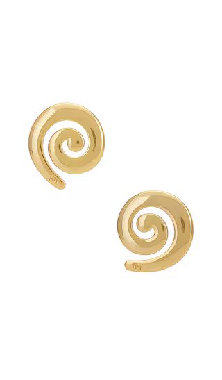 Spiral Earrings in Gold | Revolve Clothing (Global)