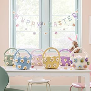 Felt Daisy Easter Baskets | West Elm (US)