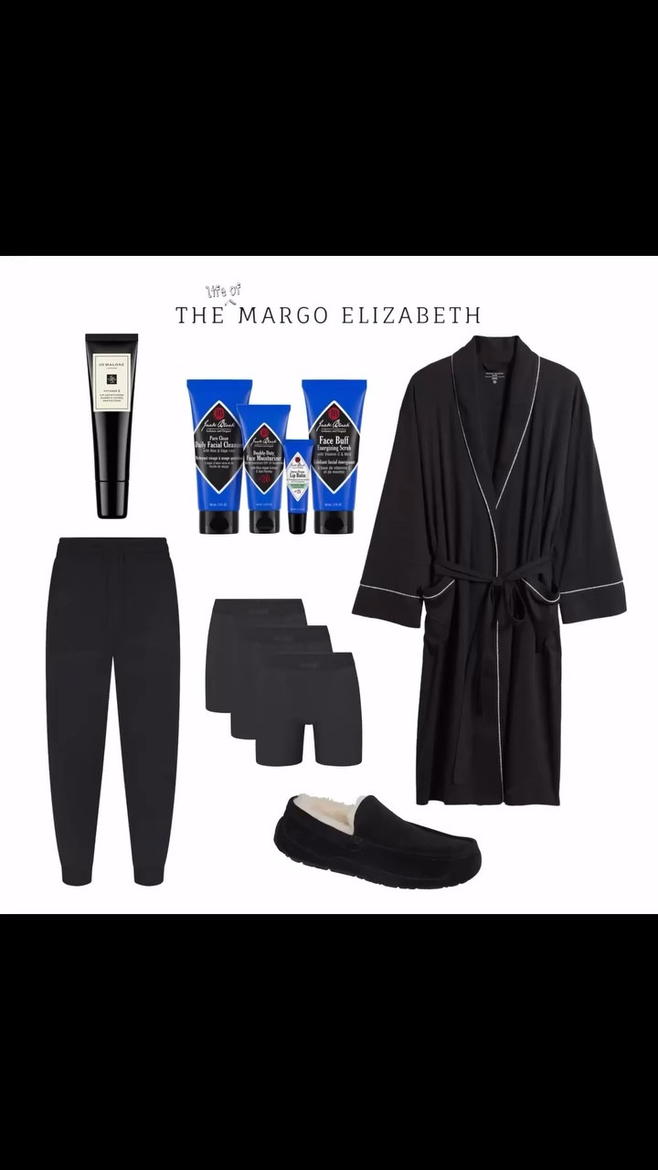 Back in Black 🖤

Staying cozy in 2025 with some more essentials Mario loves! 

We’re big into robes and zip-ups etc. to stay warm and cozy on our relaxed days or downtime each night. 

Linking also some favorite basics in Mario’s rotation right now and a few self care skincare items as well. 

Completing this list of favorites are his tried and true UGG slippers - he has these in black and tan now ✨

Happy Thursday everyone - thankful that tomorrow is Friday! @getjackblack @jomalonelondon @ugg @skims @nordstrom #jackblack #jomalone #ugg #uggslippers #skims #nordstrom #mensfashion #mensoutfit #mensstyle #mensguide #skincare #selfcare #cozyvibes #allblack