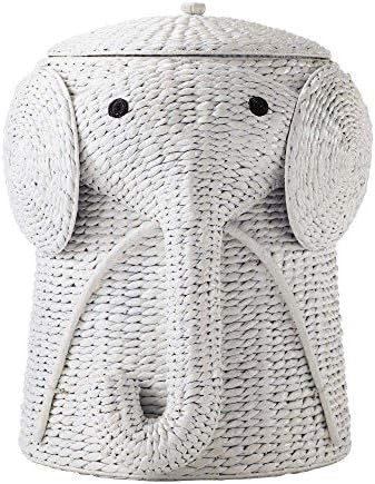 Home Decorators Collection Animal Bathroom Hamper, 20" Hx16 Wx17 D, White | Amazon (US)