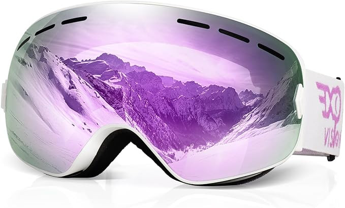 EXP VISION Snowboard Ski Goggles Men Women Youth, Anti Fog OTG Winter Snow Goggles Spherical Deta... | Amazon (US)