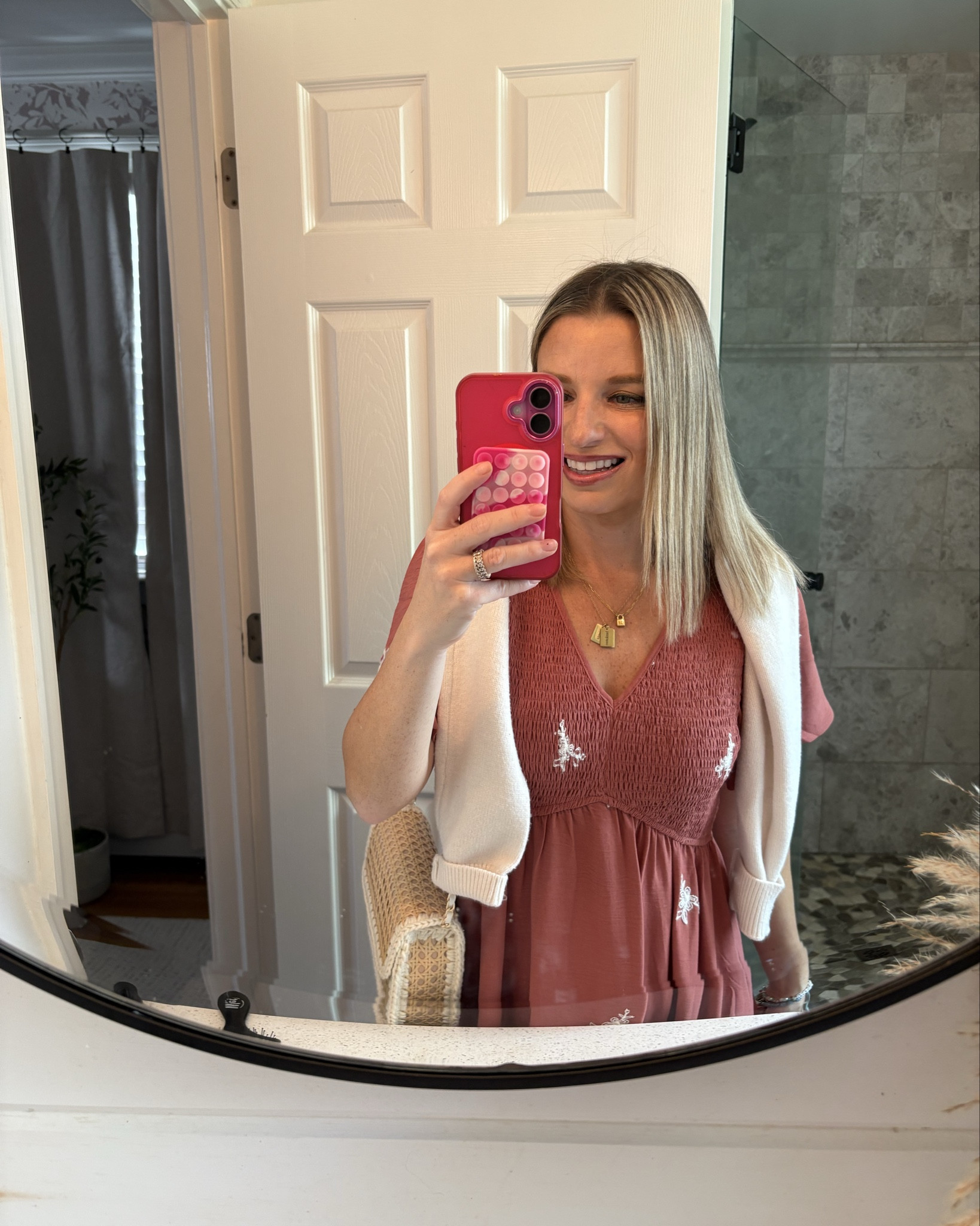 Love this dress for a flattering simple option! Really cute and the color is perfect. 🤩 

#LTKPetite #LTKSaleAlert #LTKootd