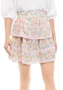 Women's Floral Tiered Skirt | Belk