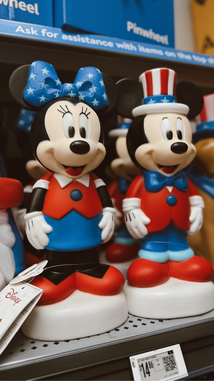 NEW WALMART DISNEY PATRIOTIC BLOW MOLDS

#LTKSeasonal #LTKdayinmylife #LTKHome