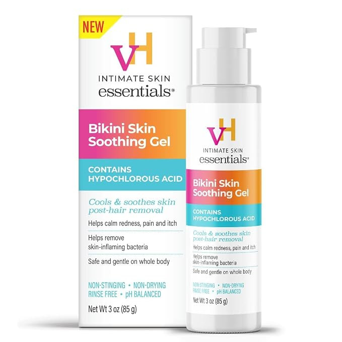 vH essentials Bikini Skin Soothing Gel, with Hypochlorous Acid, 3 oz | Amazon (US)