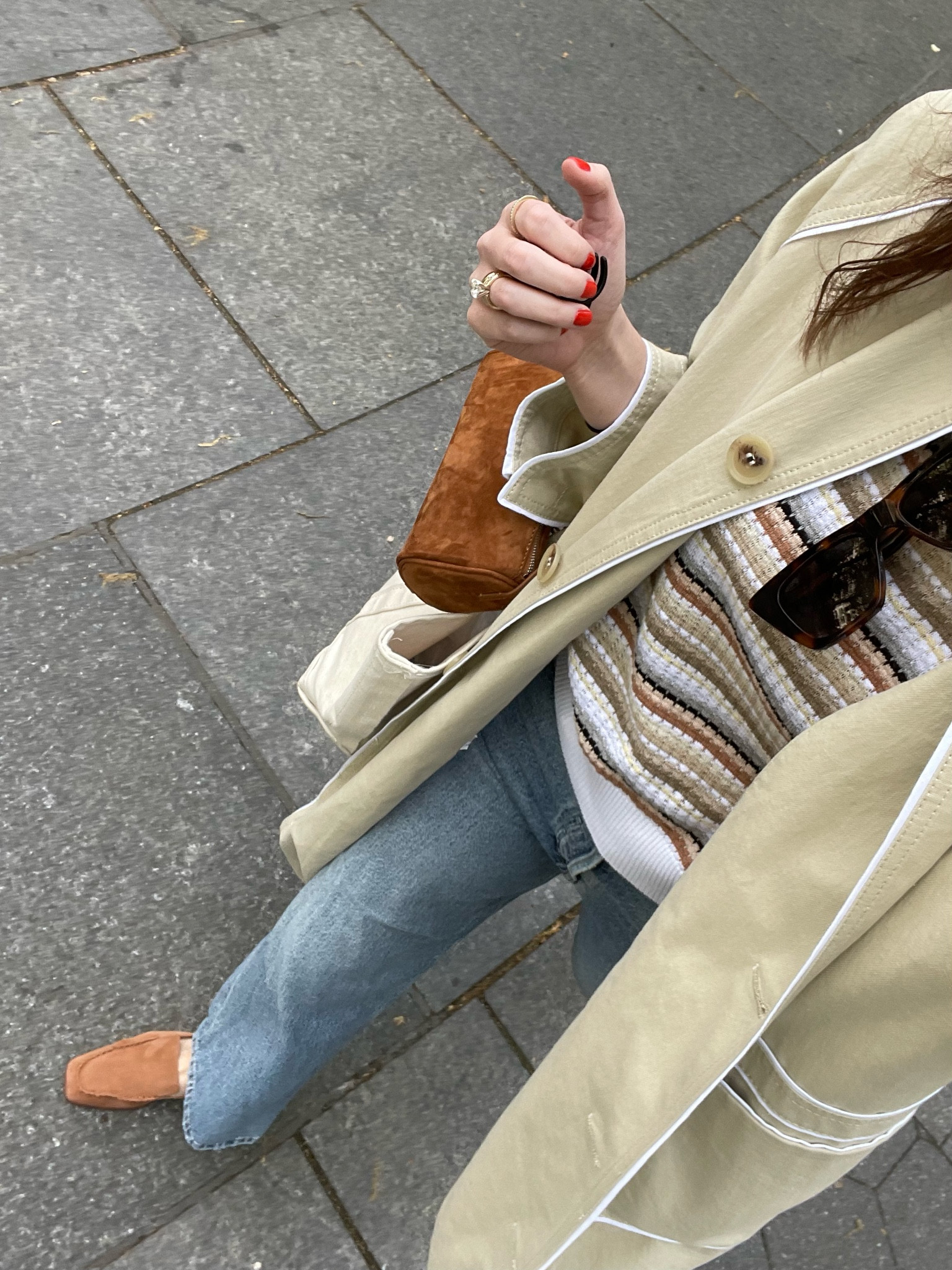 Outfit deets - jacket and bag aren’t linkable!