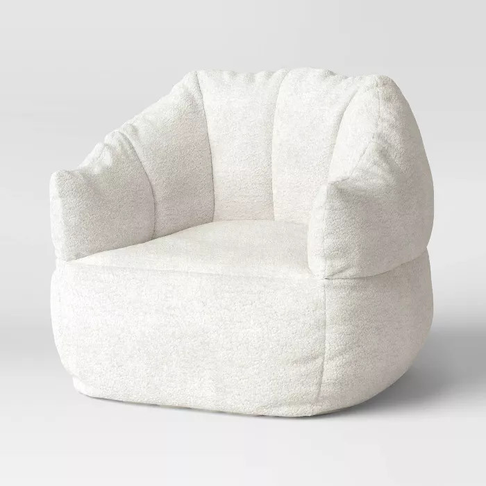 Target/Furniture/Game Room & Lounge Furniture/Bean Bags & Lounge Chairs‎Sherpa Bean Bag Cream -... | Target