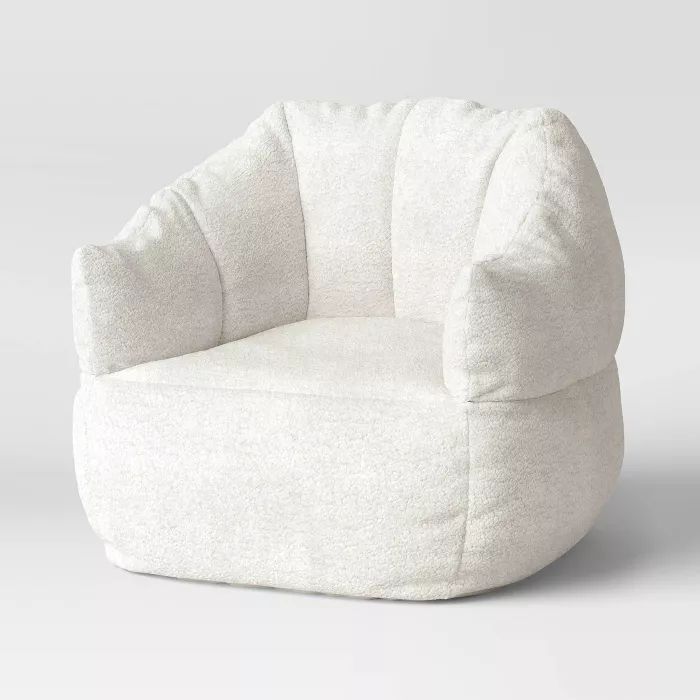 Target/Furniture/Game Room & Lounge Furniture/Bean Bags & Lounge Chairs‎Sherpa Bean Bag Cream -... | Target