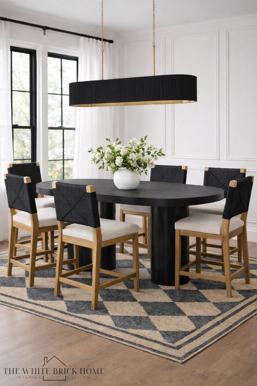 A chic dining space from Amazon! Pulled together with Amazon finds, achieving a high end designer look. 
🖤🖤
Amazon, Amazon home, Amazon home decor, Amazon home finds, dining room, dining table, dining room furniture, dining room decor, dining room ideas, dining furniture, chair, table, area rug, affordable furniture, dining room decor, dining room ideas, Amazon dining room, Amazon furniture, affordable Amazon dining room, black and white home decor 


#LTKHome #LTKSaleAlert #LTKFindsUnder100