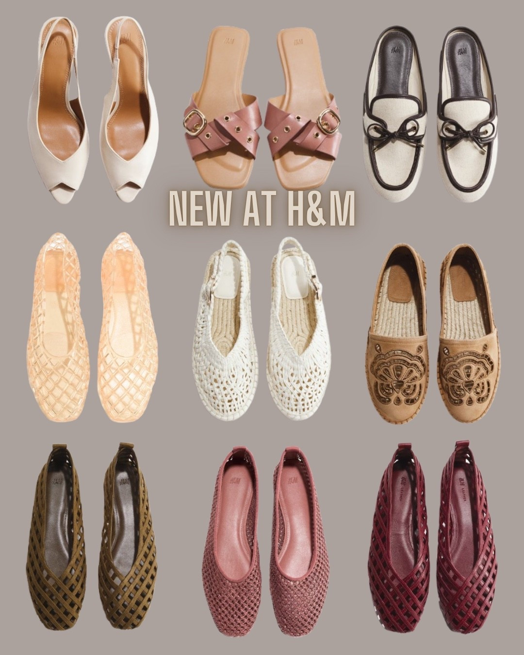 H&M fashion
Ballet flats
Jelly flats
Boat shoes
Slides
Sandals


#LTKSaleAlert