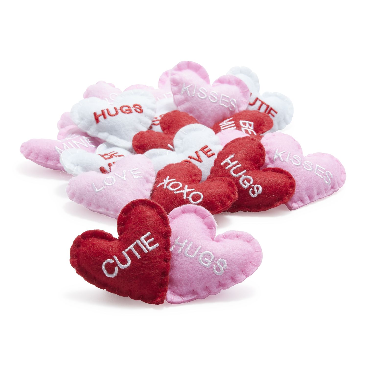 Felt Hearts Scatter, Set of 18 | Sur La Table