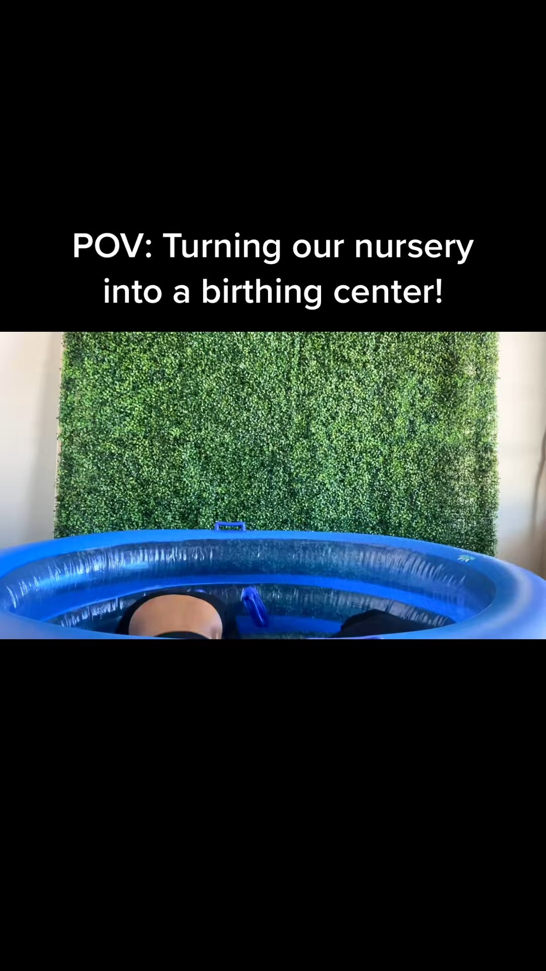 Not us turning the nursery into a whole birthing suite overnight 😂 

 #LTKmomlife #LTKBaby