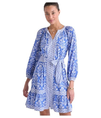 Vineyard Vines Lucy Mini Dress, Floral Breaker Blue, XL | Amazon (US)