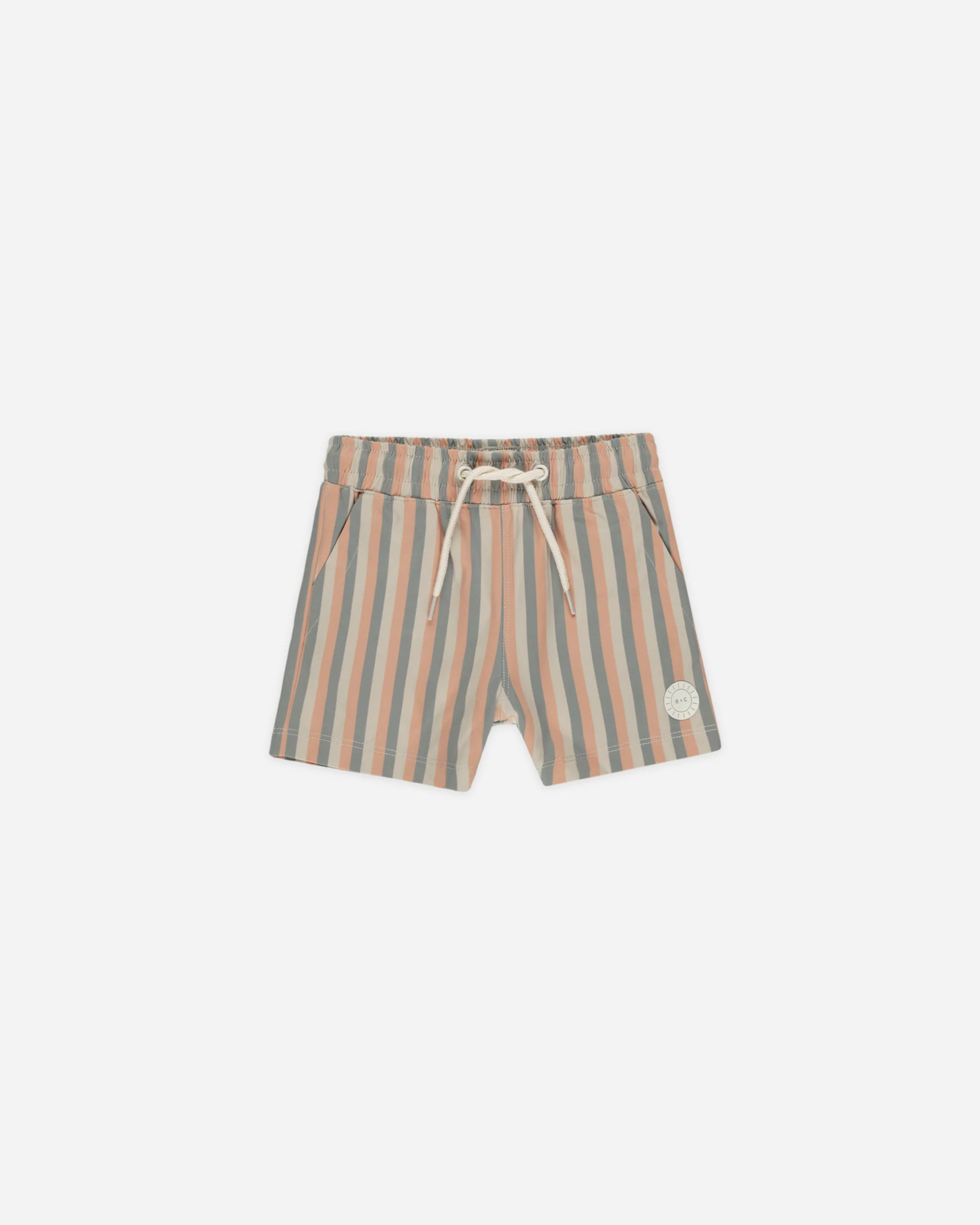 Boardshort || Multi-Stripe | Rylee + Cru