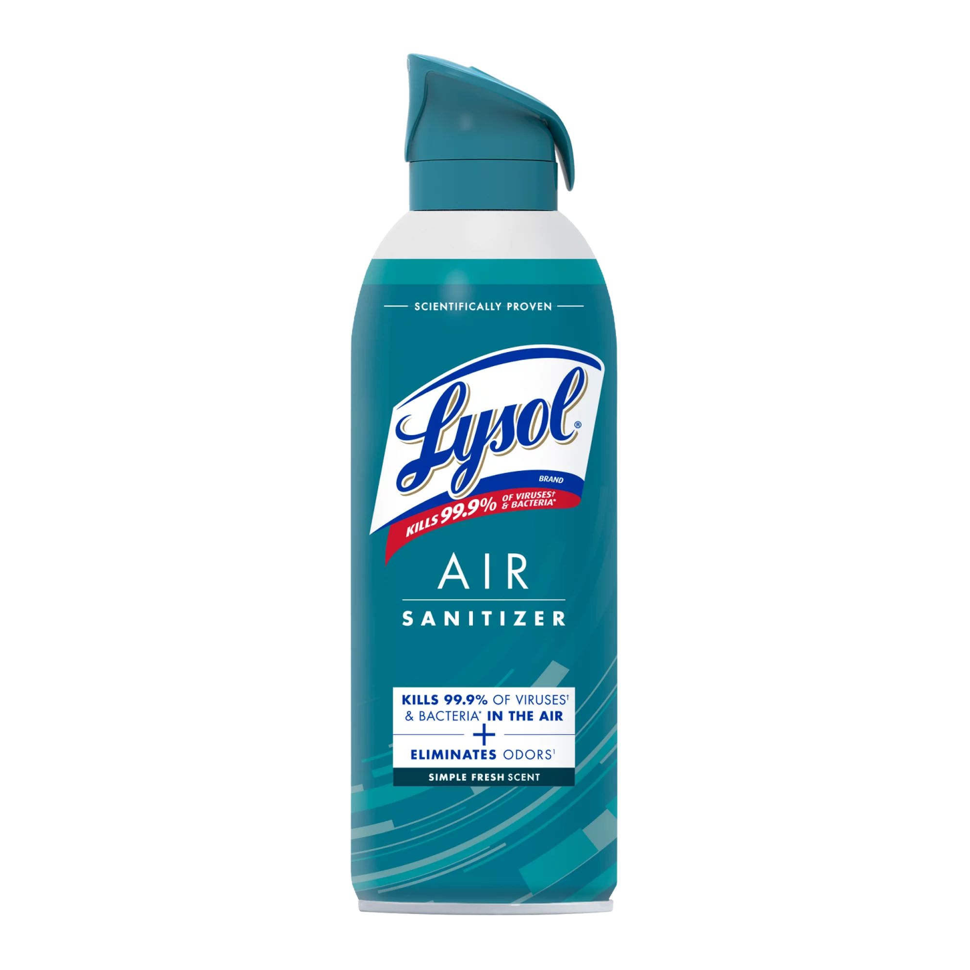Lysol Air Sanitizer Spray, For Air Sanitization and Odor Elimination, Simple Fresh Scent, 10 Fl. ... | Walmart (US)