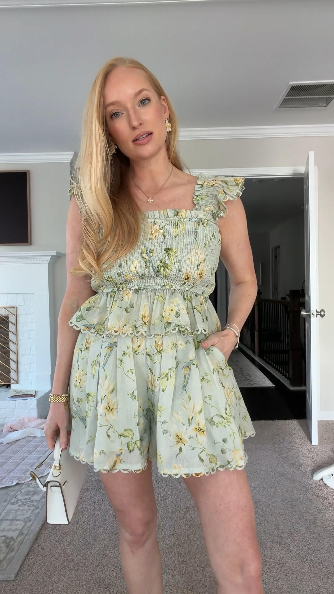 I won’t be wearing this adorable set for a while but I already can’t wait to bust it out this spring and summer! It’s giving zimmermann for less! Wearing a small in the top and shorts. I’ve styled it a few ways so stay tuned for more mix and match  outfit ideas! 

Resort wear // vacation outfit // beach vacation // matching set // girly outfits // feminine style 

#LTKSeasonal