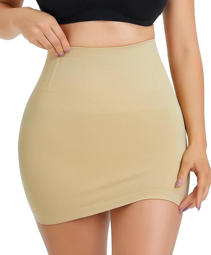 Gotoly Body Shaper For Women Under Dress High Waist Half Slip Seamless Shapewear Dress Slip Skirt... | Amazon (US)