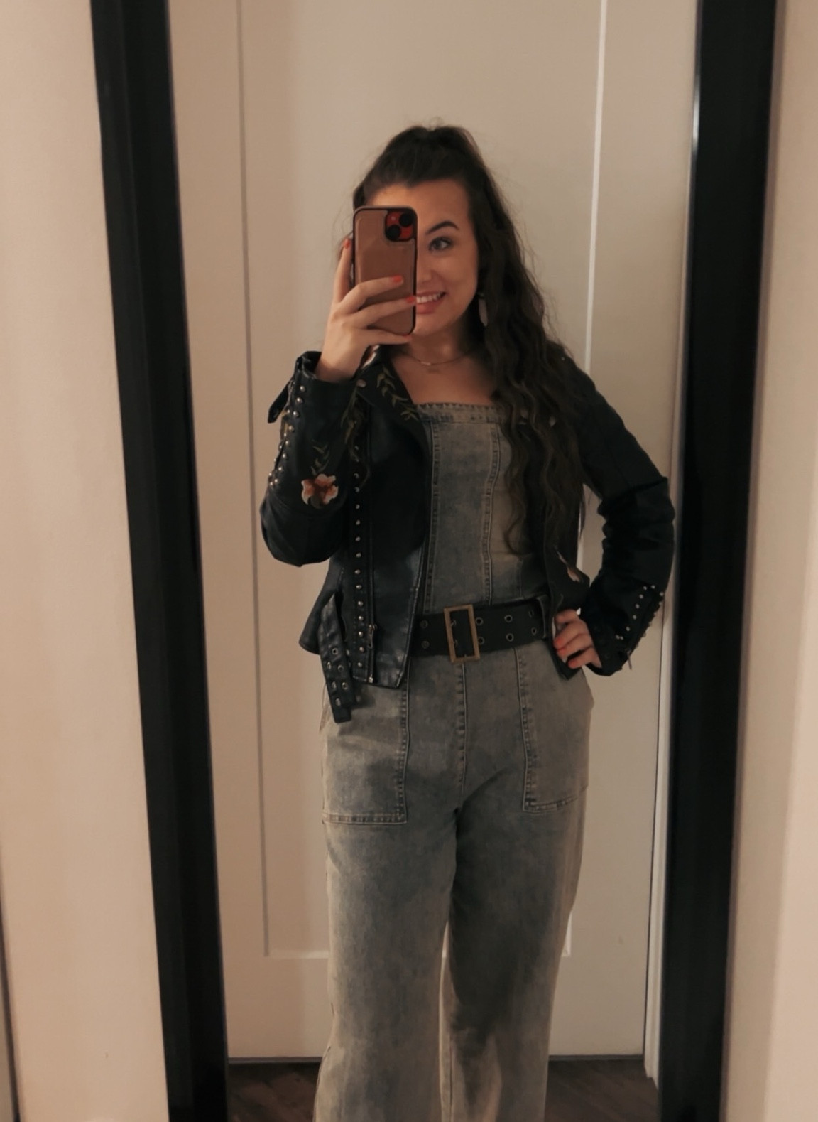 leather + denim = the PERFECT combo!! #LTK #leather #denim 