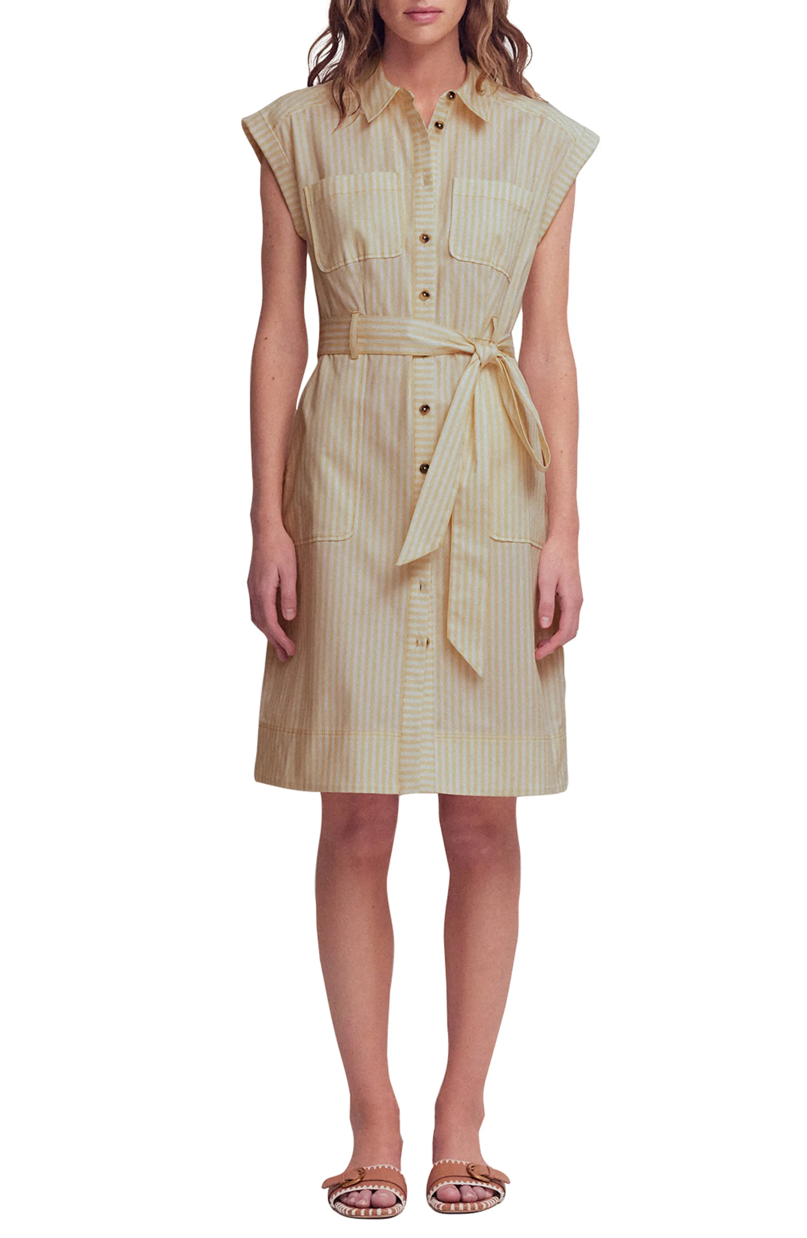 Boden Short Belted Shirt Dress (Women) | Nordstrom | Nordstrom
