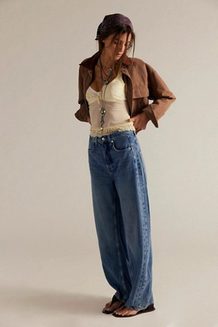 We The Free Truro Baggy Puddle Jeans | Free People (UK)