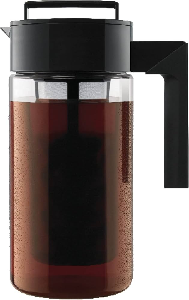 Takeya Patented Deluxe Cold Brew Coffee Maker, 1 qt, Black | Amazon (US)
