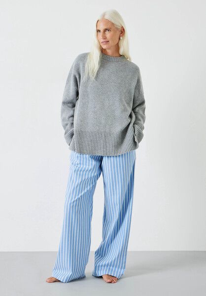 Amita Brushed Cotton Blend Pyjama Trousers | Hush UK