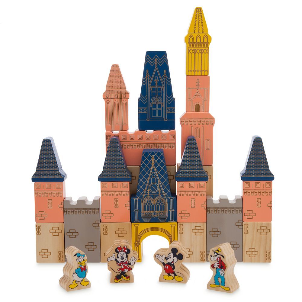 Mickey Mouse and Friends Castle Stacking Block Set – Walt Disney World 50th Anniversary | shopD... | Disney Store