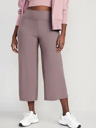 Extra High-Waisted PowerLite Lycra&#xB0; ADAPTIV Cropped Hybrid Pants for Women | Old Navy (US)