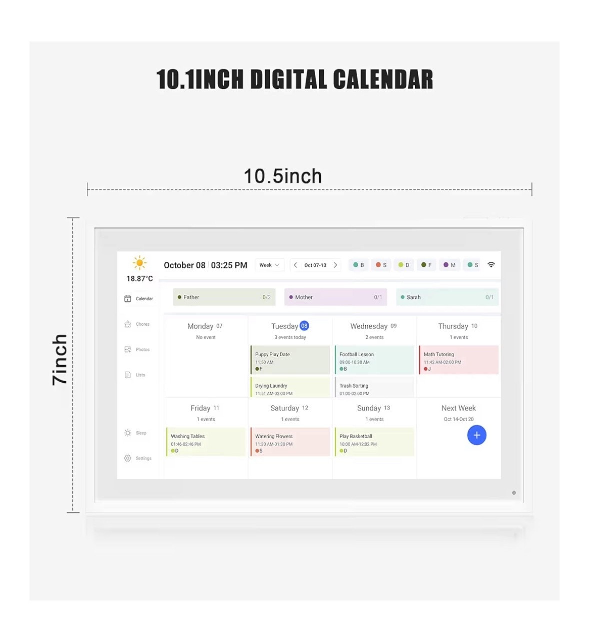 Affordable dupe for the skylight calendar! Features include digital planning, meal planning and photo display! #amazon #slylightcalendar #digitalplanner

#LTKHome #LTKselfcare #LTKmorningroutine