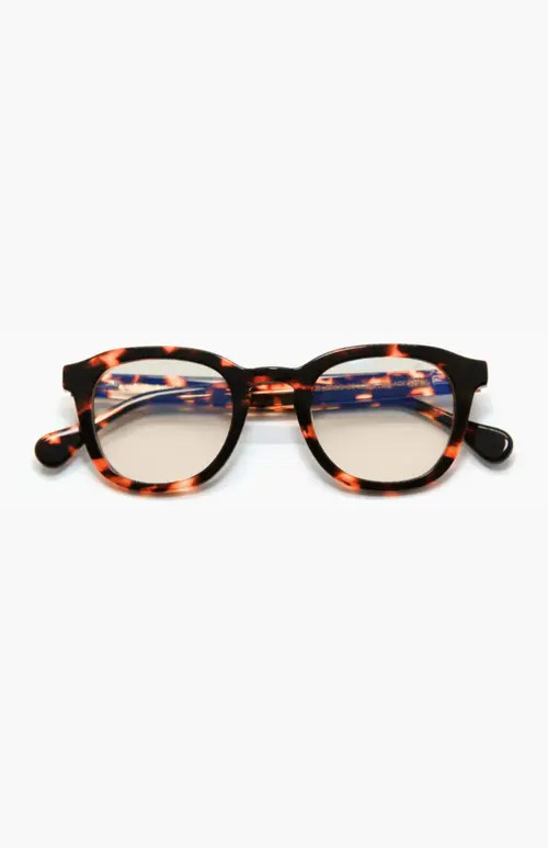 INDY JB Round Blue Light Glasses in Tortoise Shell at Nordstrom | Nordstrom